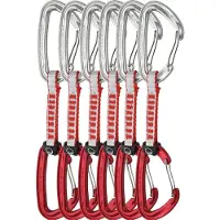 Wild Country - Pack de 6 dégaines d'escalade - Wildwire Quickdraw 6X10Cm - rosso