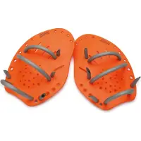 Zoggs Matrix Hand Paddles Galleggiante per nuoto (M, orange/grigio)