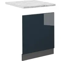 Vicco Pannello frontale Fame-Line Blu scuro lucido 60 cm , PL Marmo, Model 49690