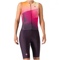 Castelli Women's Free Sanremo Tri Suit Sleeveless Tuta ciclismo intera Donna (M, variopinto)