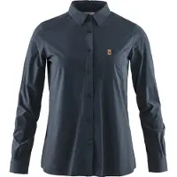Fjällräven Women's Övik Lite Shirt L/S Camicetta Donna (XS, blu)