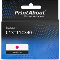 PrintAbout Cartuccia compatibile Epson C13T11C340 - Magenta