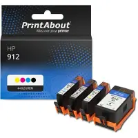 PrintAbout Cartuccia compatibile HP 912 (3YL77/78/79/80AE) - 4 colori Multipack