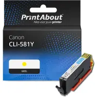 PrintAbout Cartuccia compatibile Canon CLI-581 Y - Giallo