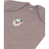 Normani Tutina / body per bambino 'Tauranga' beige / grafite