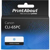 PrintAbout Cartuccia compatibile Canon CLI-65PC - Ciano fotografico
