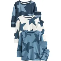 Next Pigiama navy / blu chiaro / bianco