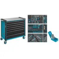 Hazet Carrello da officina completo 179NXXL-7/340, 340 pezzi, | 4000896215072