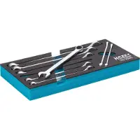 Hazet Set di chiavi combinate 163-292/8 - Esagono doppio esterno con profilo Traction - N. art. | 163-292/8