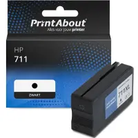 PrintAbout Cartuccia compatibile HP 711 (CZ133A) - Nero