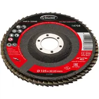 Vigor Set di dischi da taglio da 125 mm K80 V7010-125K80, 10 pezzi Numero di utensili: 10