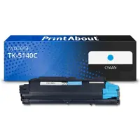 PrintAbout Toner compatibile Kyocera TK-5140C - Ciano