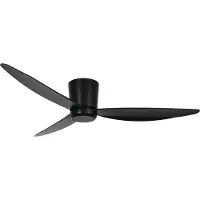 Beacon Lighting Ventilatore da soffitto Beacon con array di luci nero 137 cm silenzioso