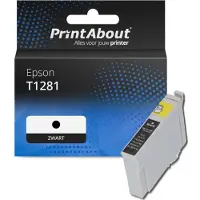 PrintAbout Cartuccia compatibile Epson T1281 - Nero