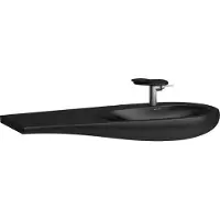 Laufen Alessi one Lavabo, encastré, sans trou pour robinet, sans trop-plein, tablette gauche, 1200x500, H8149747161091, H8149747161091