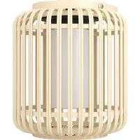 Eglo Lanterna solare a LED Marliano, altezza 24 cm, legno chiaro, legno