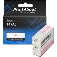 PrintAbout Cartuccia compatibile Epson T47A6 - Magenta chiaro vivido