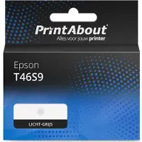 PrintAbout Cartuccia compatibile Epson T46S9 - Grigio chiaro