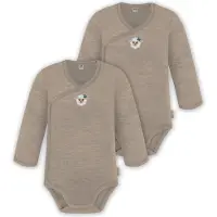 Normani Tutina / body per bambino beige / bianco