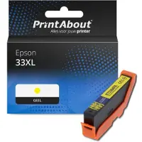 PrintAbout Cartuccia compatibile Epson 33XL (C13T33644012) - Giallo Alta capacità