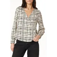 Scotch & Soda Wrap Blouse White Cap Grey Taglia: M | Magliette intime Outlet | Donna | Bianco
