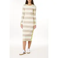 Scotch & Soda Sporty Stripe Dress Oatmeal Heather Stripe Taglia: XS | Abiti Midi Outlet | Donna