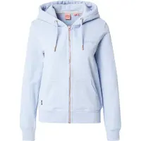 Superdry per donna. W2012358A Felpa blu essenziale (L), Casual, Cotone, Sostenibile