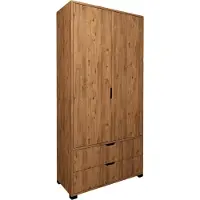 Skye Decor , Atlas 1600-51, pino atlantico, armadio, 90 x 183 x 45 cm, 100 % PANNELLI DI PARTICELLE RIVESTITI IN MELAMMINA