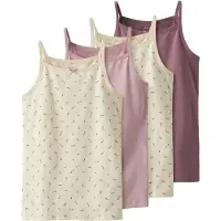 Name it Kid's Strap Top 4-Pack Top Bambini (92, beige)