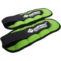 Schildkröt Fitness Weighted Cuffs (2 x 0,5 kg, verde)