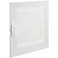 Hager Porta, universale, destra, con fessura, RAL 9010, per armadio IP3X H:650xL:550