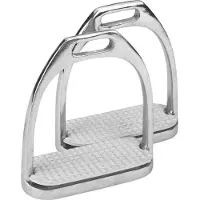 Kerbl Covalliero staffa in acciaio inox pedata 12 cm