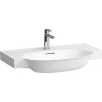 Laufen The New Classic lavabo, encastré, avec trop-plein, 3 trous pour robinet, 800x480mm, H8138550001081, H8138550001081