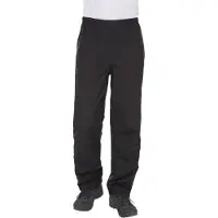 Vaude Bike Fluid Full-Zip Pants II Pantaloni da ciclismo Uomo (4XL - Regular, nero/grigio)