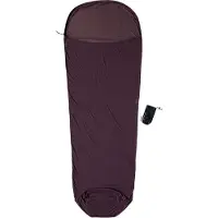 Cocoon MummyLiner Performer Sacco a pelo da viaggio (220 x 85 cm, lilla)