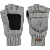 Barts Haakon Bumgloves Guanti (S/M, grigio)