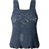 Pepe Jeans per donna. PL702291 Top Oliva blu (XS), Casual, Cotone, Senza maniche / cinghie