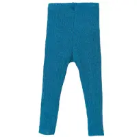 Disana Kid's Strick-Leggings Light Leggings Bambini (62/68, blu)
