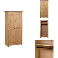 vidaXL Armadio 80x50x171,5 cm in legno di pino Panama - Armadi