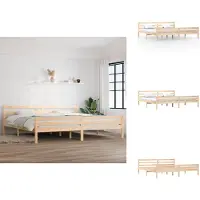 vidaXL Letto in legno massiccio 200x200 cm - Letti & reti