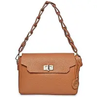 Roberta M Borsa A Mano In Pelle 1810 cognac — Borsa a mano
