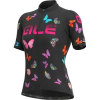 ALÉ Women's Butterfly Jersey Maglietta da ciclismo Donna (M, variopinto)