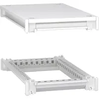 Schneider Electric Telaio inferiore e superiore, PrismaSeT HD, per armadi elettrici L 300 x P 500 mm, tetto incluso, RAL9003 NSYSFNC35ED