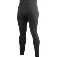Woolpower Long Johns With Fly 400 Intimo lana merinos Uomo (3XL, nero)