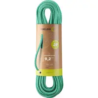 Edelrid - Corda da arrampicata sportiva - Hummingbird Eco Dry 9,2Mm Icemint-Citrus in Pelle - Taglia 80 m - Verde