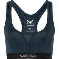 Super.natural Women's Tundra 220 Semplice Bra Reggiseno sportivo Donna (XS, blu)