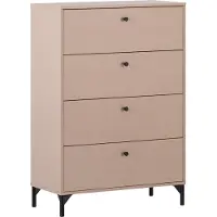 Schildmeyer Comodino Smash, color pesca, dimensioni 80,1 x 40 x 116,7 cm