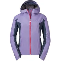 Schöffel Giacca per outdoor 'Ryten' petrolio / sambuco / rosso / bianco
