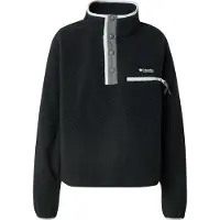 Columbia - Pile a mezza manica - Helvetia II Cropped Half Snap Fleece Black per Donne - Taglia S - Nero