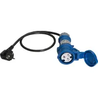 Benning Adattatore di misura 32 A CEE 3 poli - spina Schuko 044144